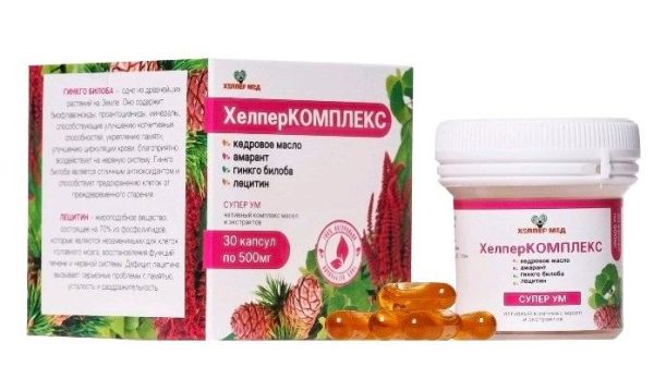Изображение товара ХелперКомплекс Супер Ум Хелпер Мед 30 капсул ХелперКомплекс Супер Ум Хелпер Мед 30 капсул фотография