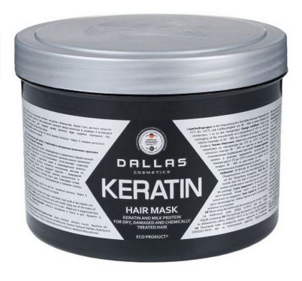 Изображение товара Даллас Keratin Professional Treatment маска косметическая для волос с кератином и экстрактом молочного протеина 500мл Даллас Keratin Professional Treatment маска косметическая для волос с кератином и экстрактом молочного протеина 500мл фотография